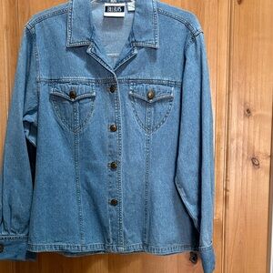 Bill Blass Light Blue Denim Jacket